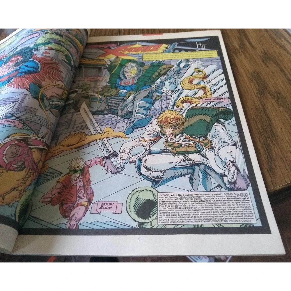 X-Force #1 (August 1991 Marvel Comics) 2nd Printing
